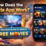 Castle App interface showing free movies and TV shows available for streaming