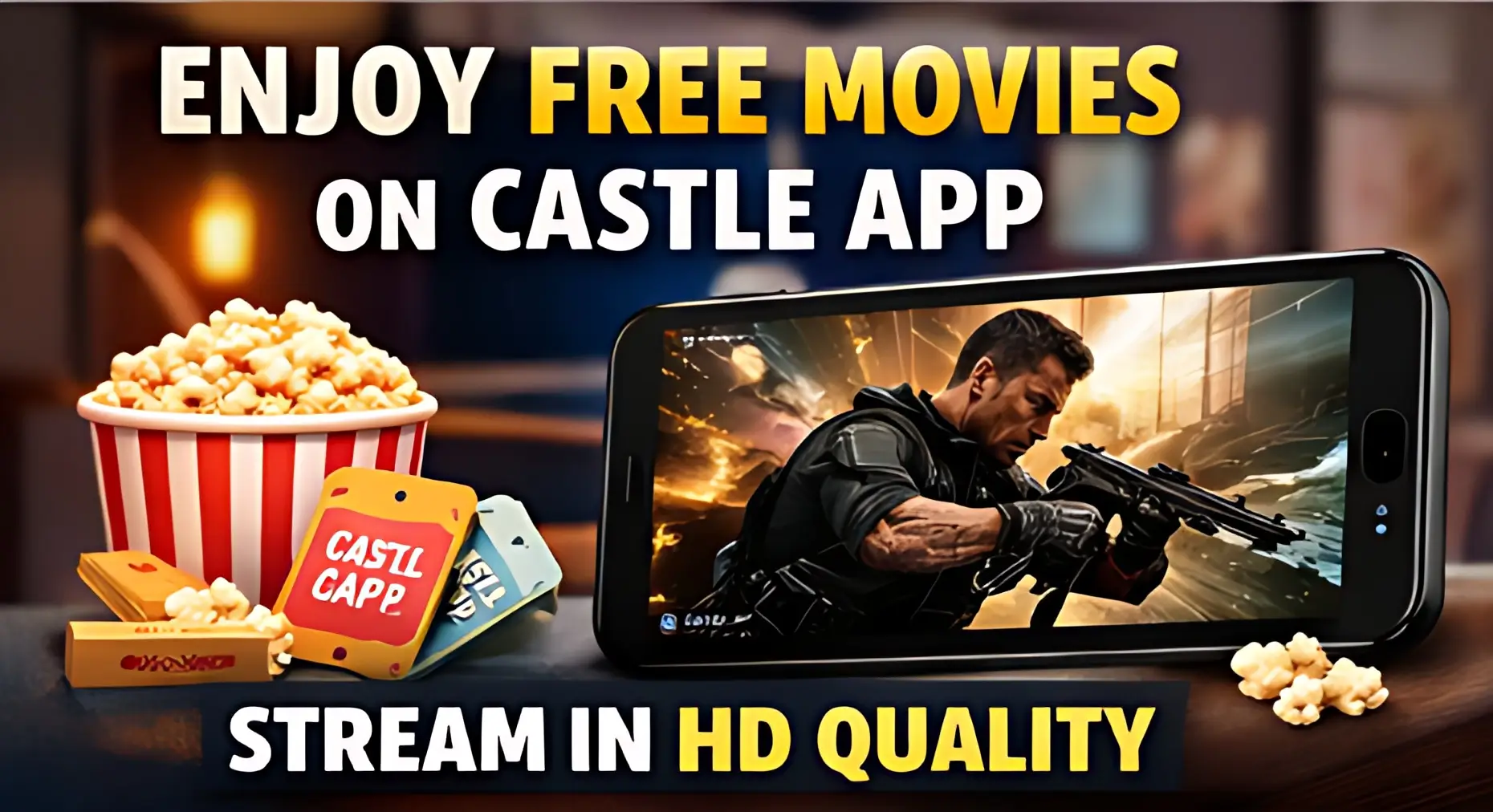 watch free movies on Castle App HD streaming mobile entertainment